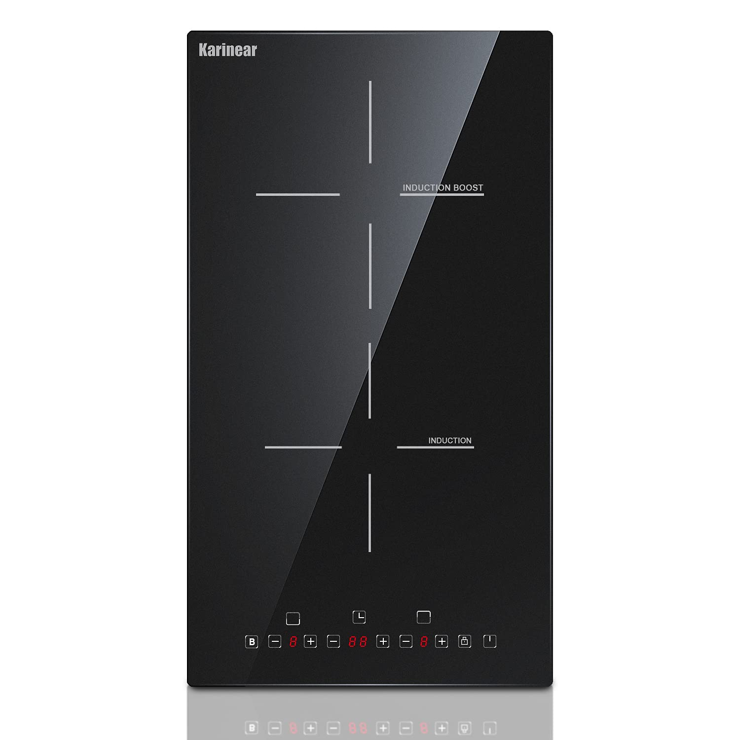 Karinear 12 Inch Induction Coo - огляд і ціна Timer Dual Outlet