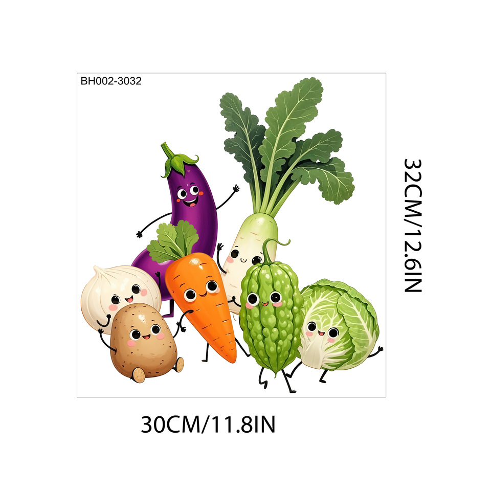 Emotionally Expressive Vegetab - огляд і ціна Pvc Panel Background